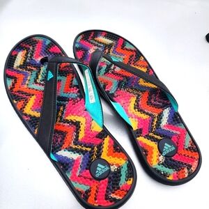 Adidas Men's Size 9 Multicolored Flip Flops M17339